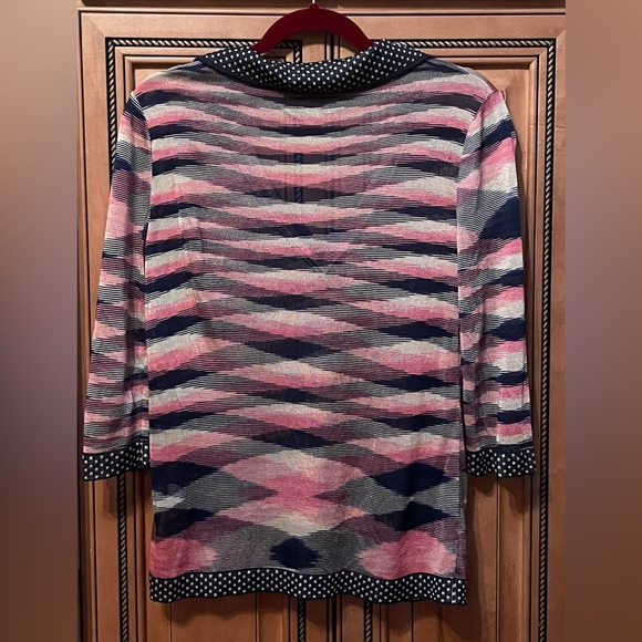 Classic MISSONI Made in Italy Semi sheer top. Size 44 US Large - Picture 2 of 6